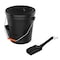 Hastings Home Ash Bucket with Lid- 4.75 Gallon 862797RNZ - alternate 1